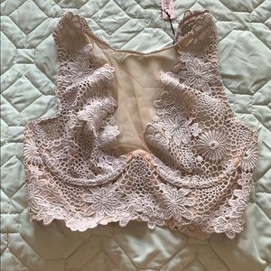 VS Floral unlined bra